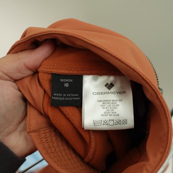 NWT Obermeyer Womens Jinks ITB Softshell Ski Pants Elastic Waist Copper Size 10 - Picture 5 of 9